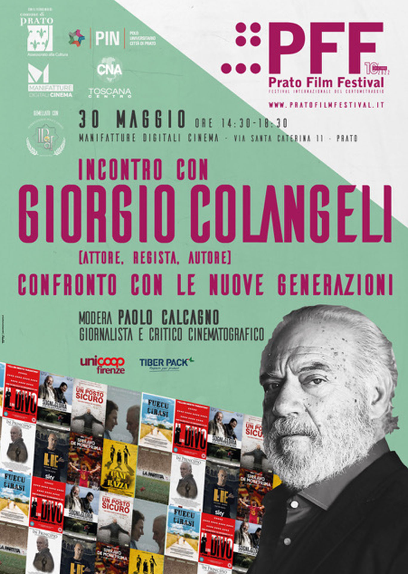 Pff - Locandina - L'uomo che dipinse il cinema
