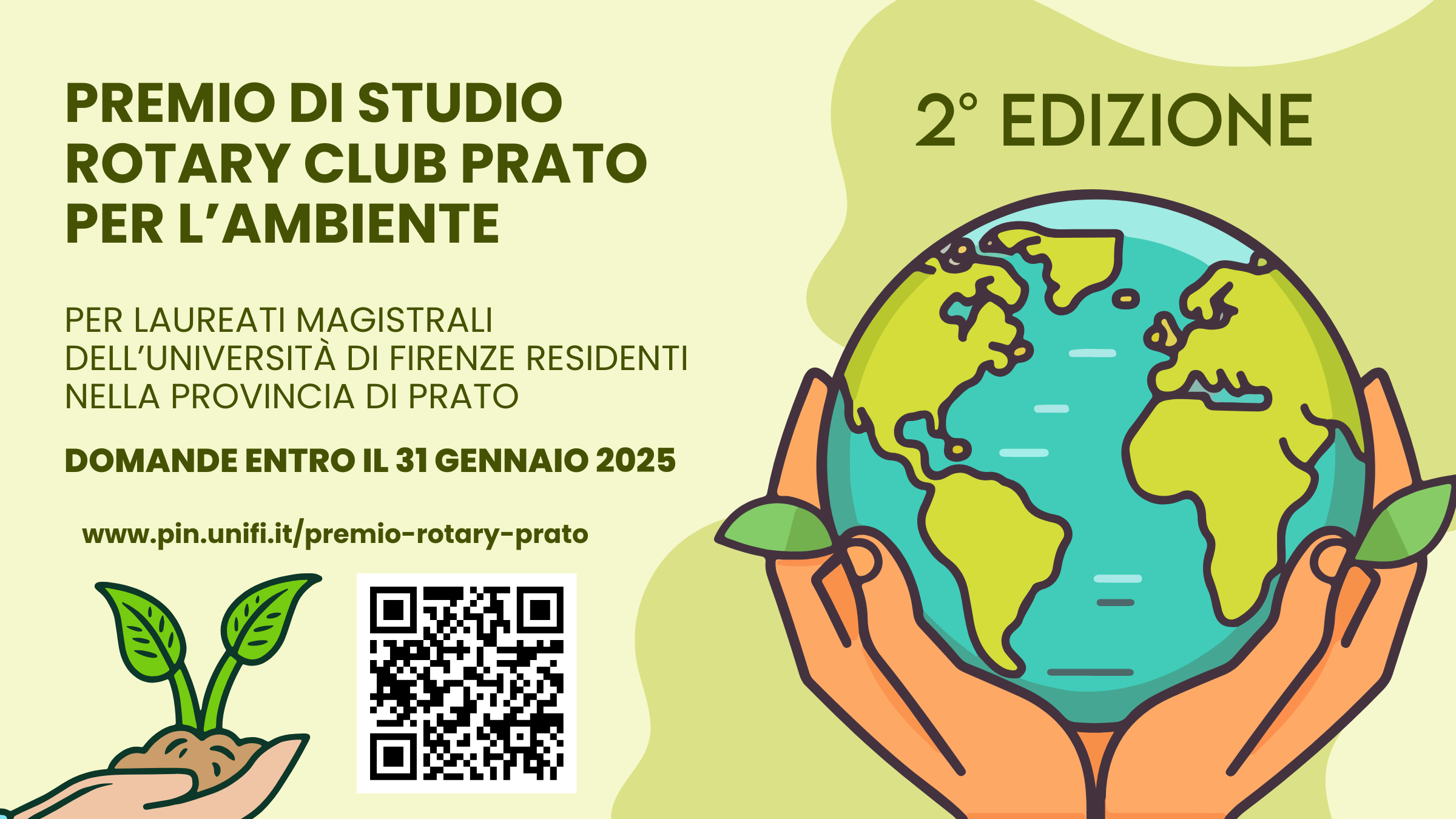Seconda edizione del Premio di studio Rotary Club Prato per l’Ambiente