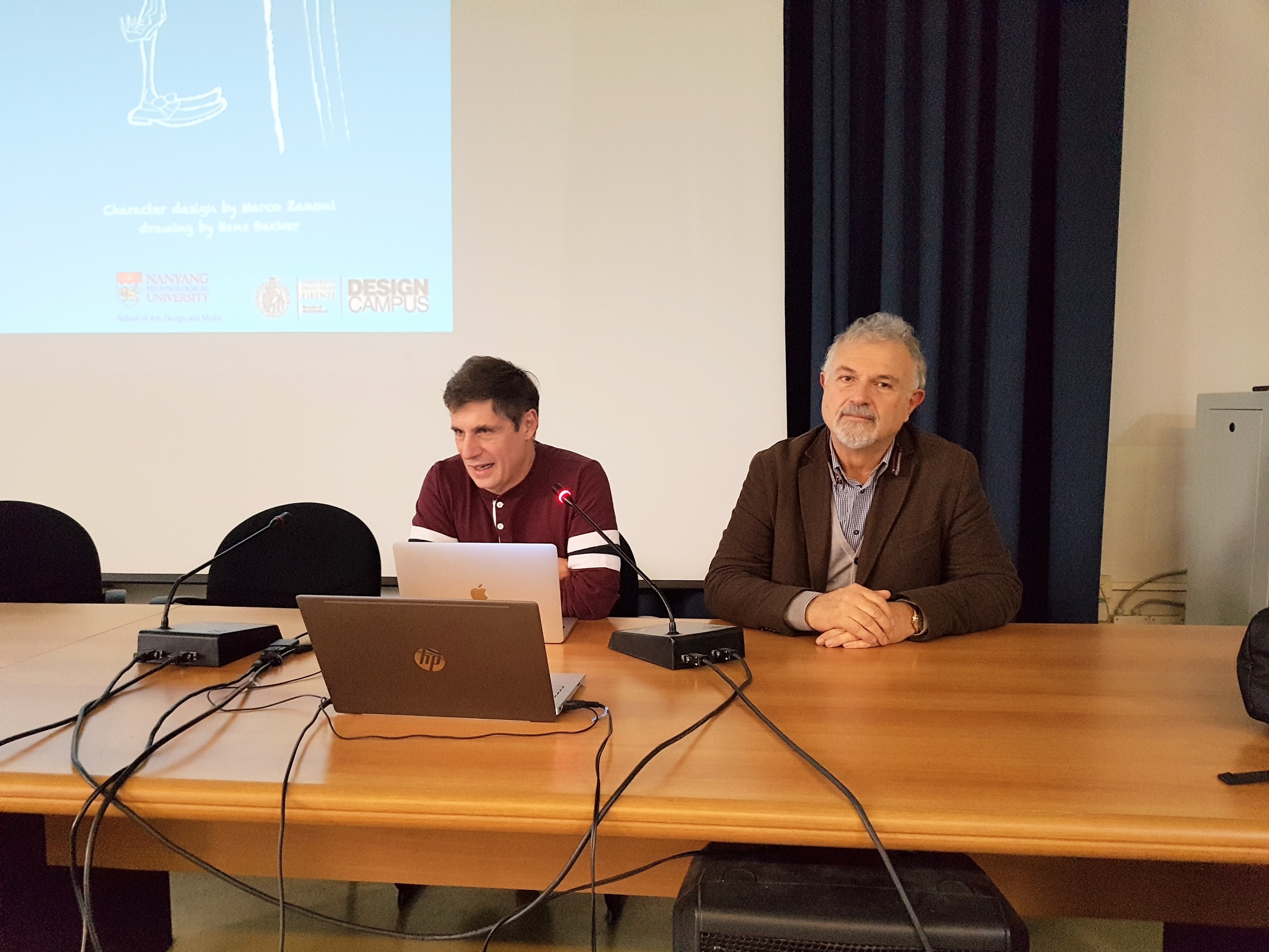 Davide Benvenuti ed il Prof Bertocci