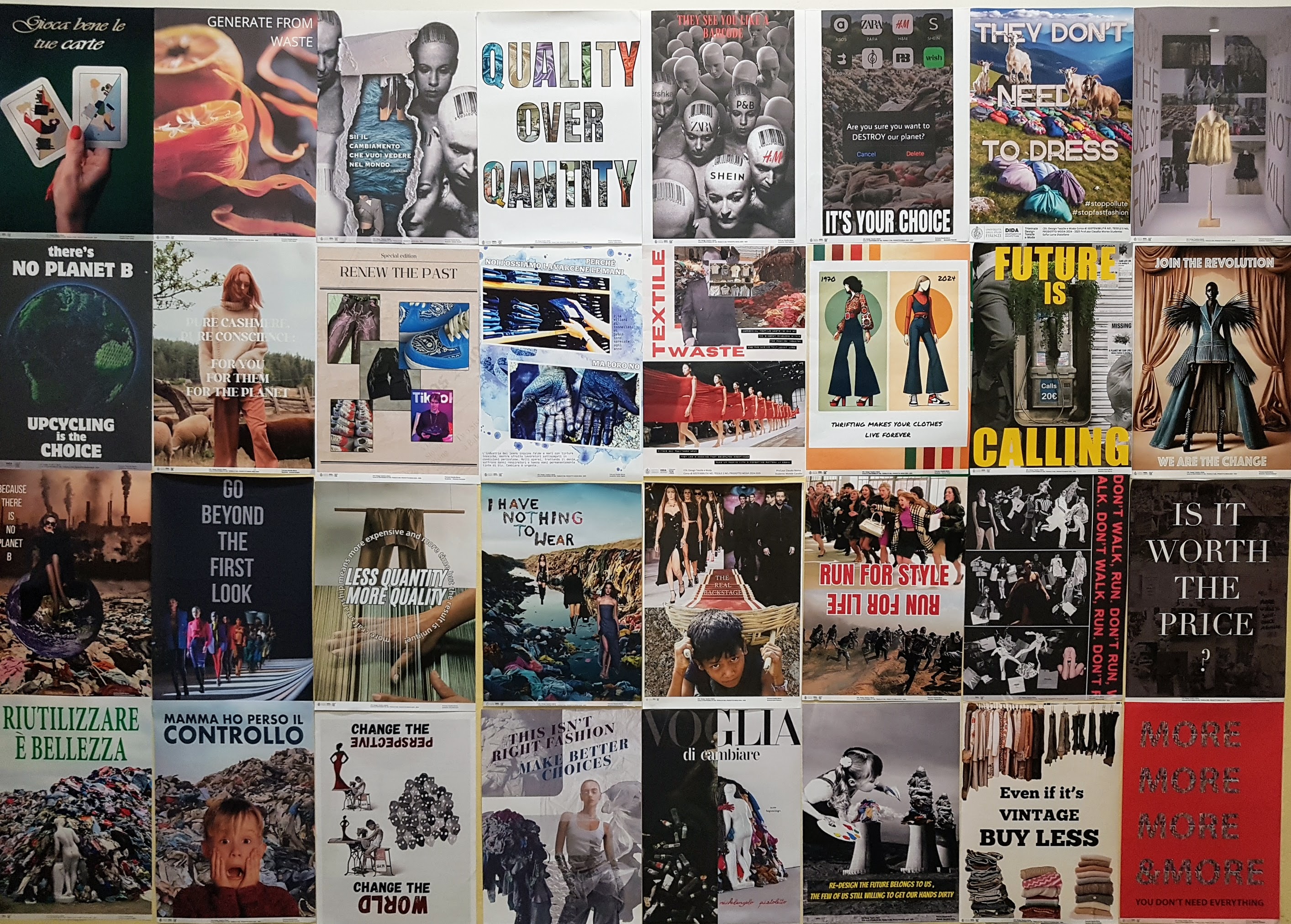 Gli studenti di Design Tessile e Moda sperimentano il Fashion Activism