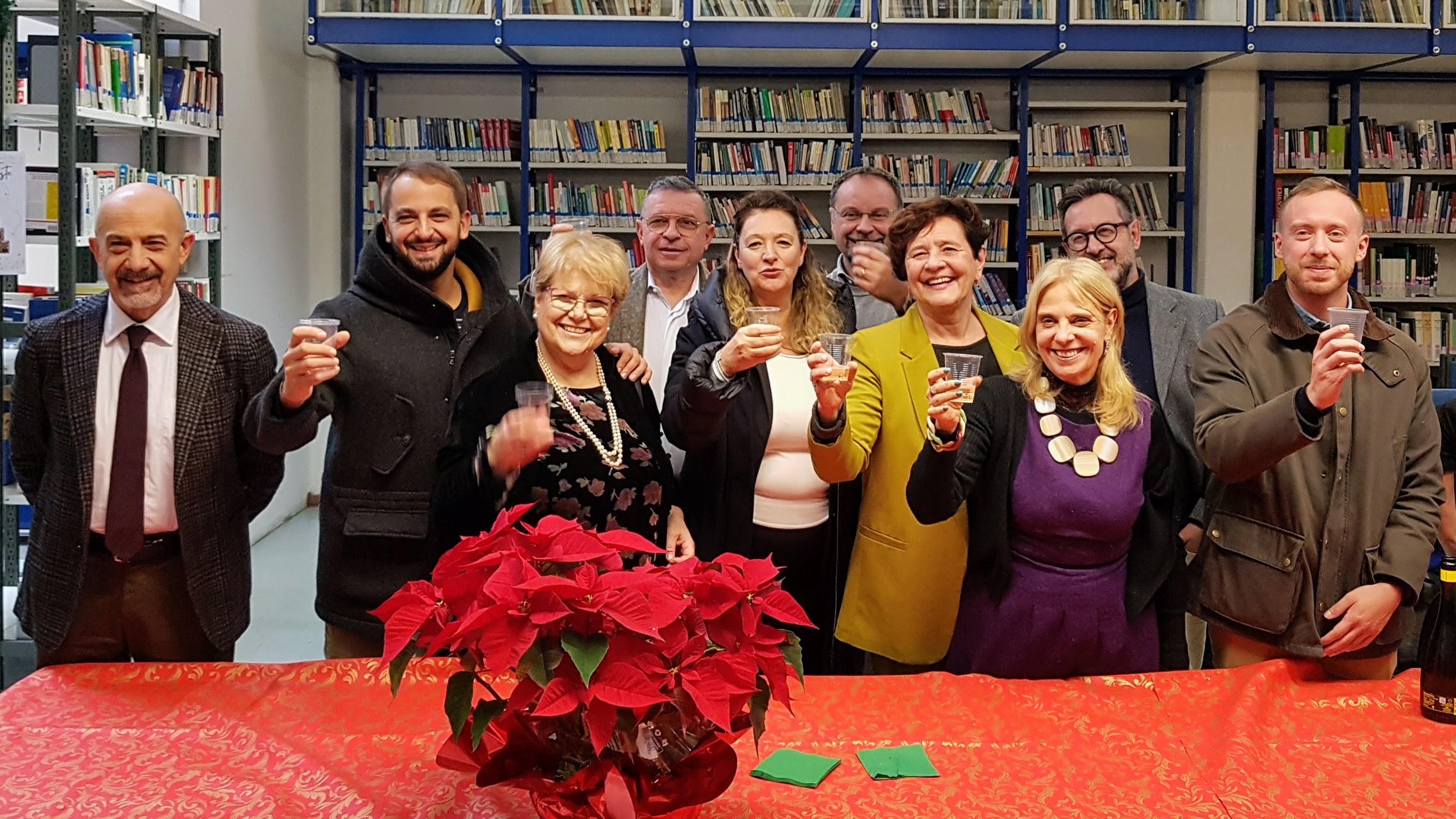 Brindisi di fine anno alla Fondazione PIN nel giorno del compleanno