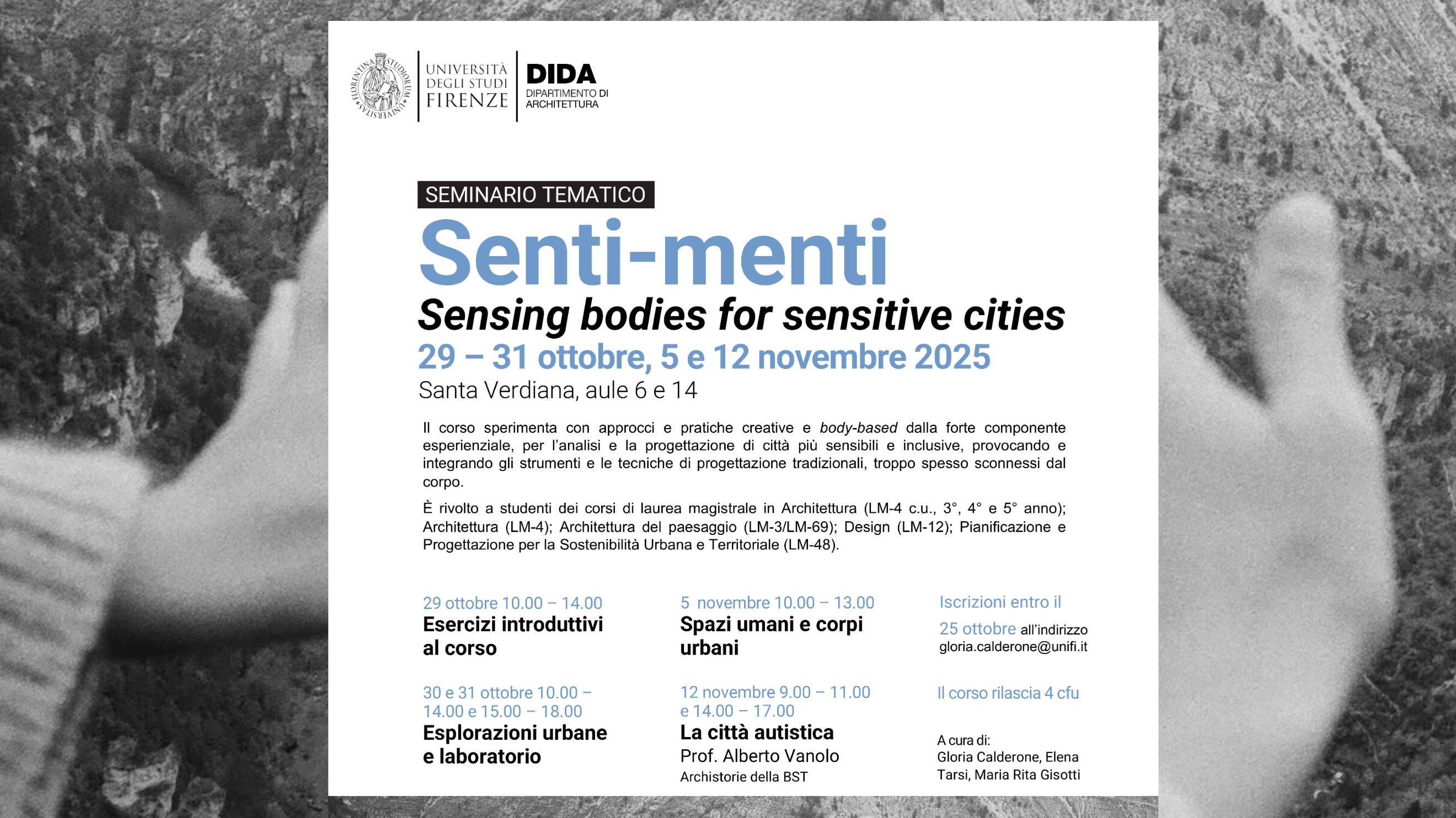Senti-menti - Seminario tematico Architettura