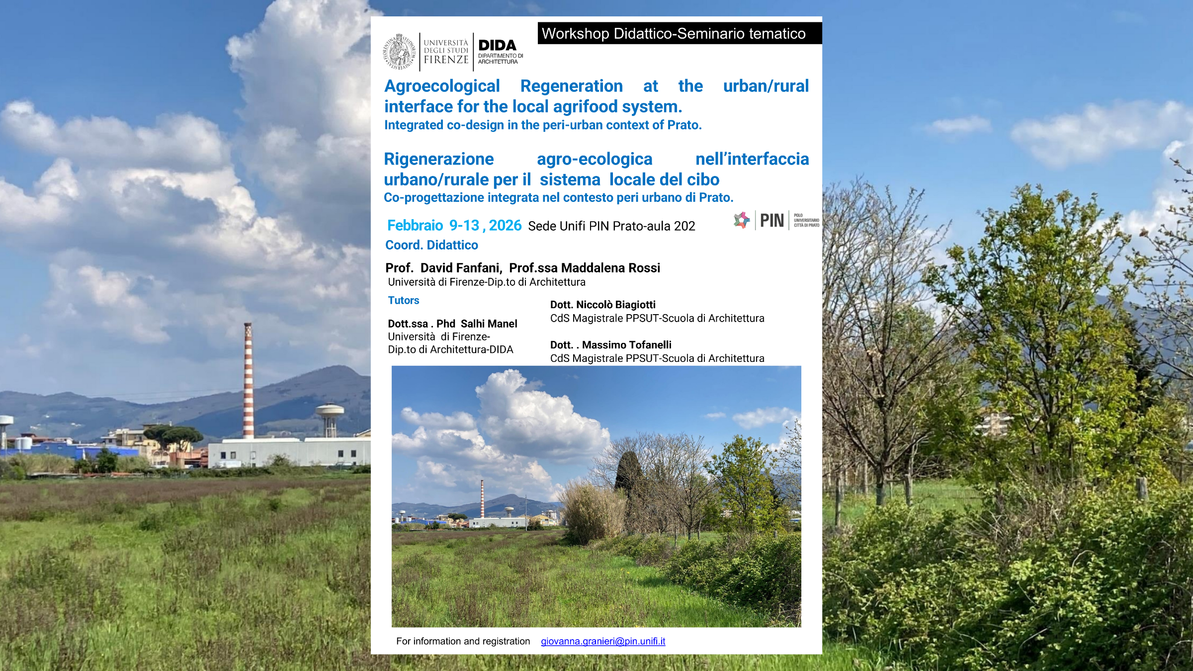 Seminario su rigenerazione agro-ecologica e sistemi locali del cibo
