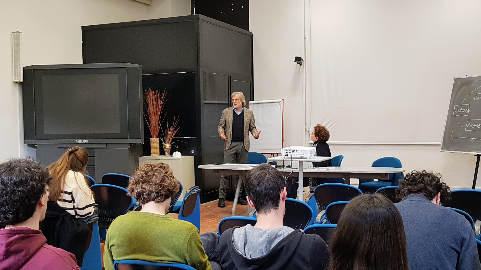 l’imprenditore Andrea Cavicchi ospite al Polo Universitario di Prato