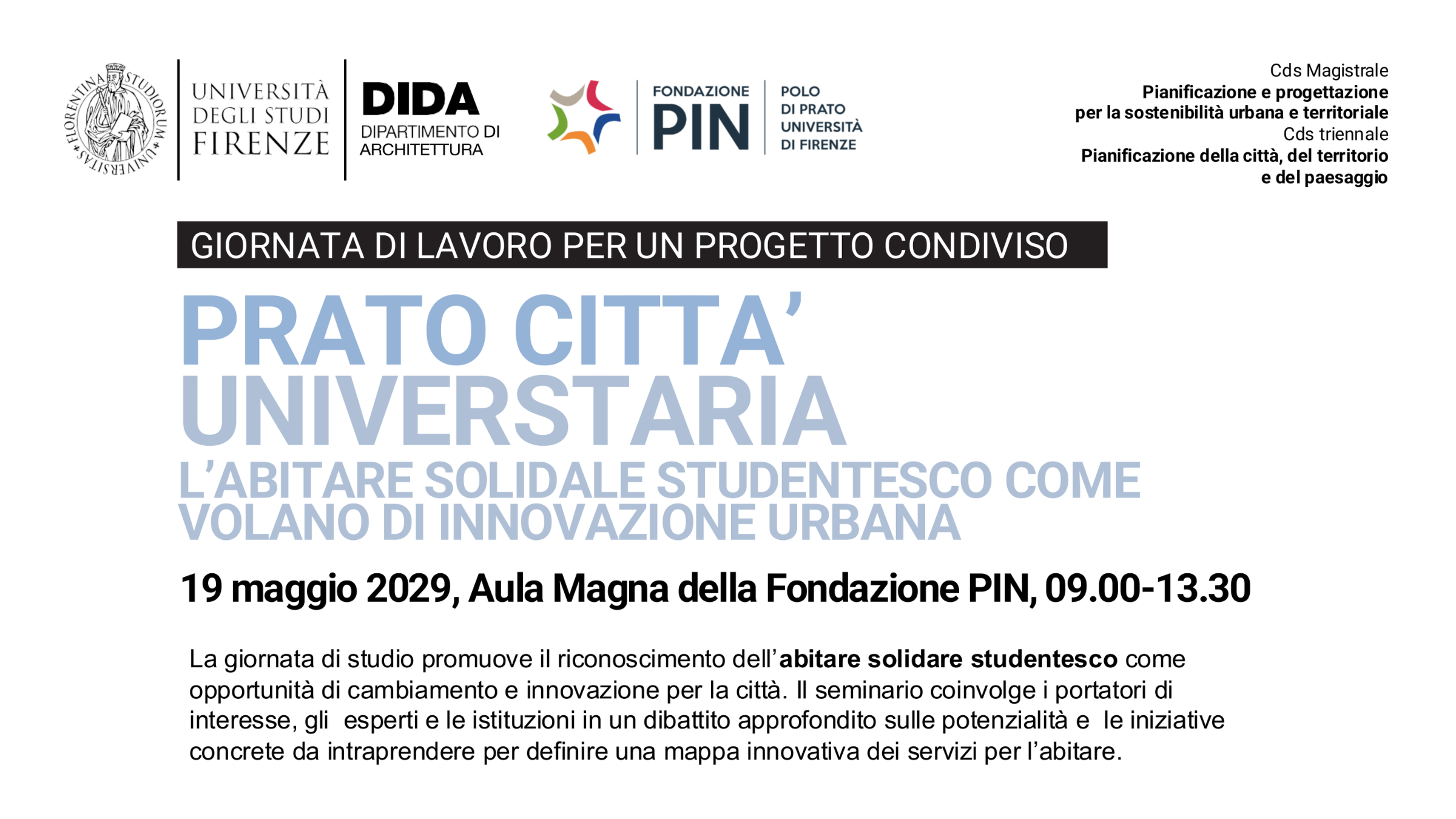 Labitare solidale studentesco come volano di innovazione urbana