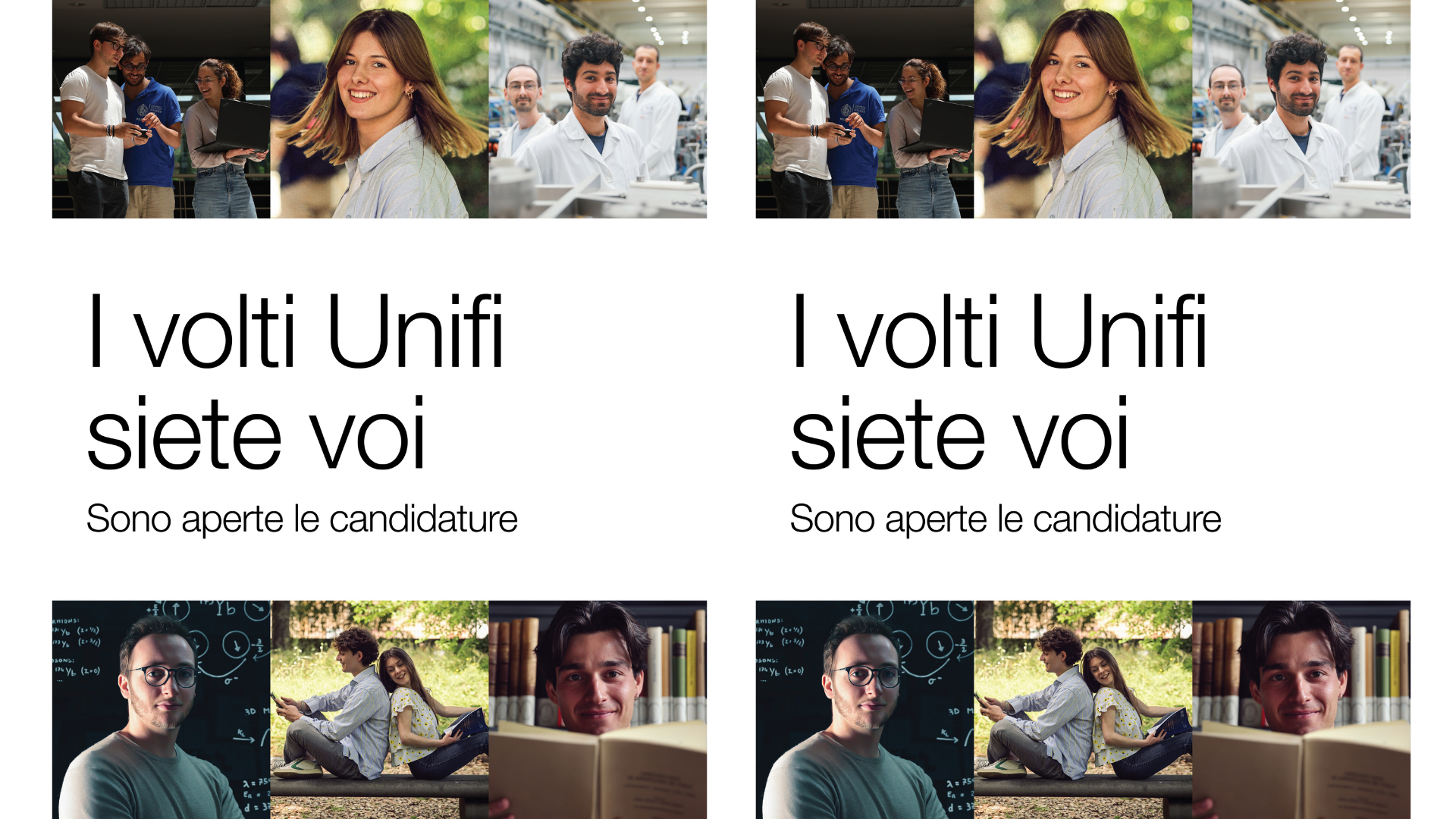 I volti di Unifi siete voi: call per gli studenti