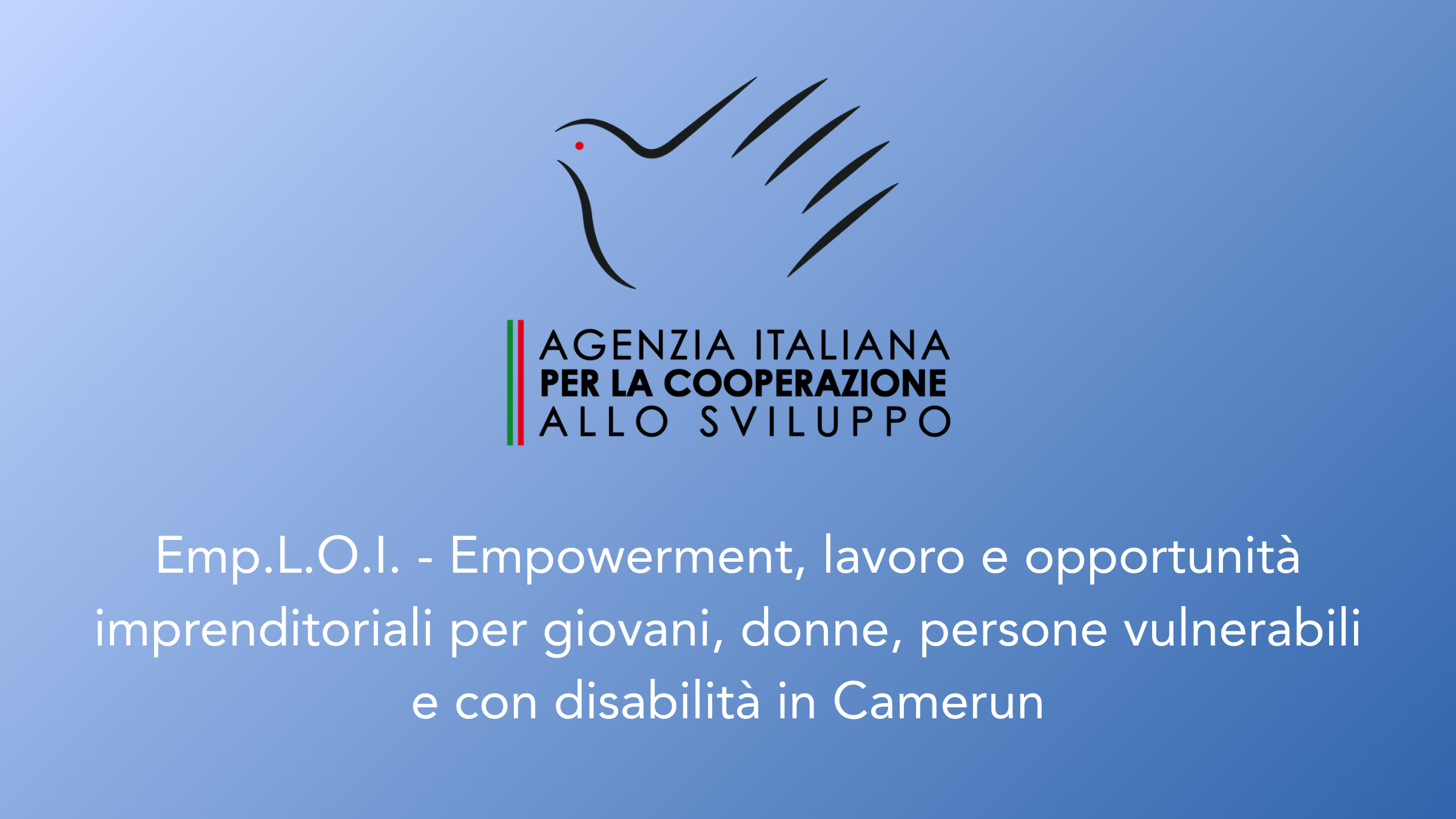 Emp.L.O.I. - Empowerment, lavoro e opportunità imprenditoriali per giovani, donne, persone vulnerabili e con disabilità in Camerun