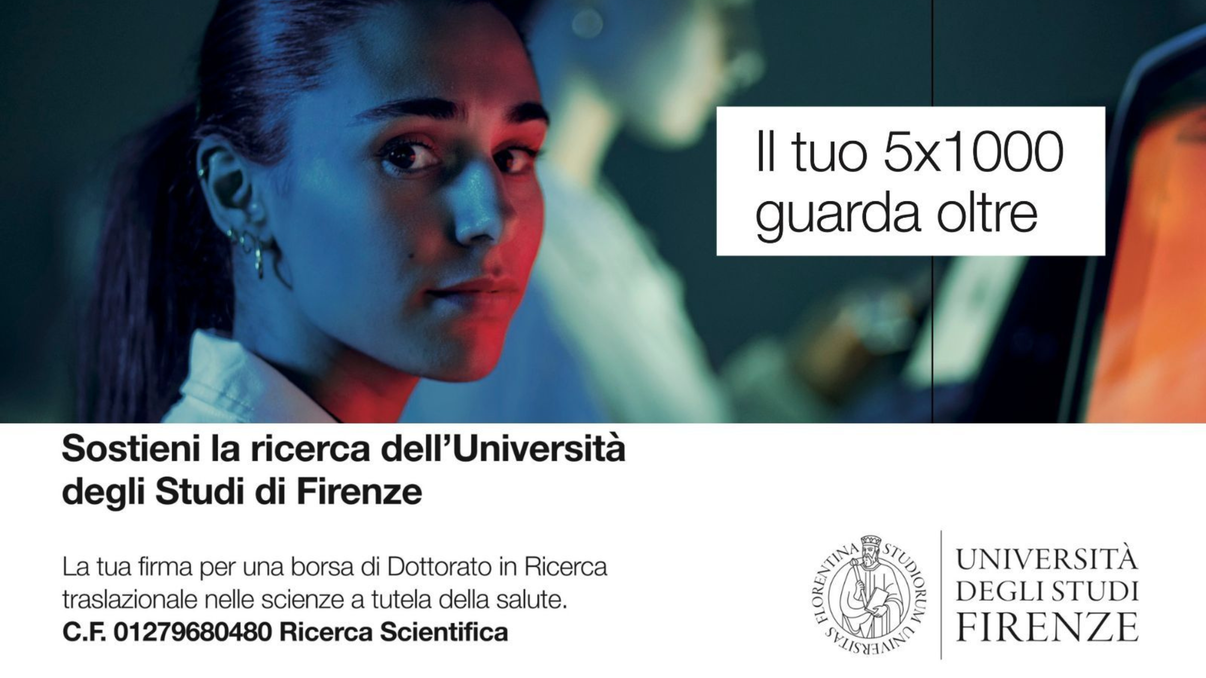 Sostieni la ricerca, dona il tuo 5x1000 all’Università di Firenze